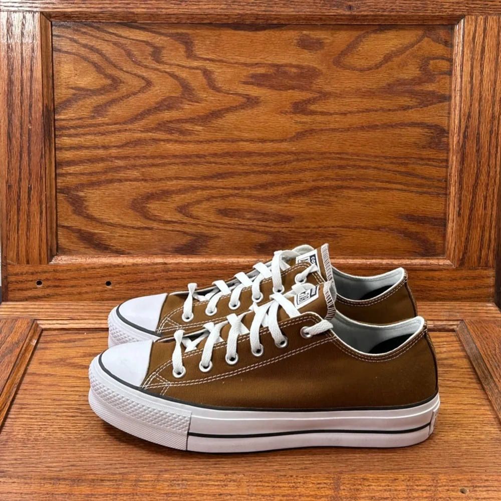 Converse‎ CTAS Lift Ox Brindle Brown White Black Shoes